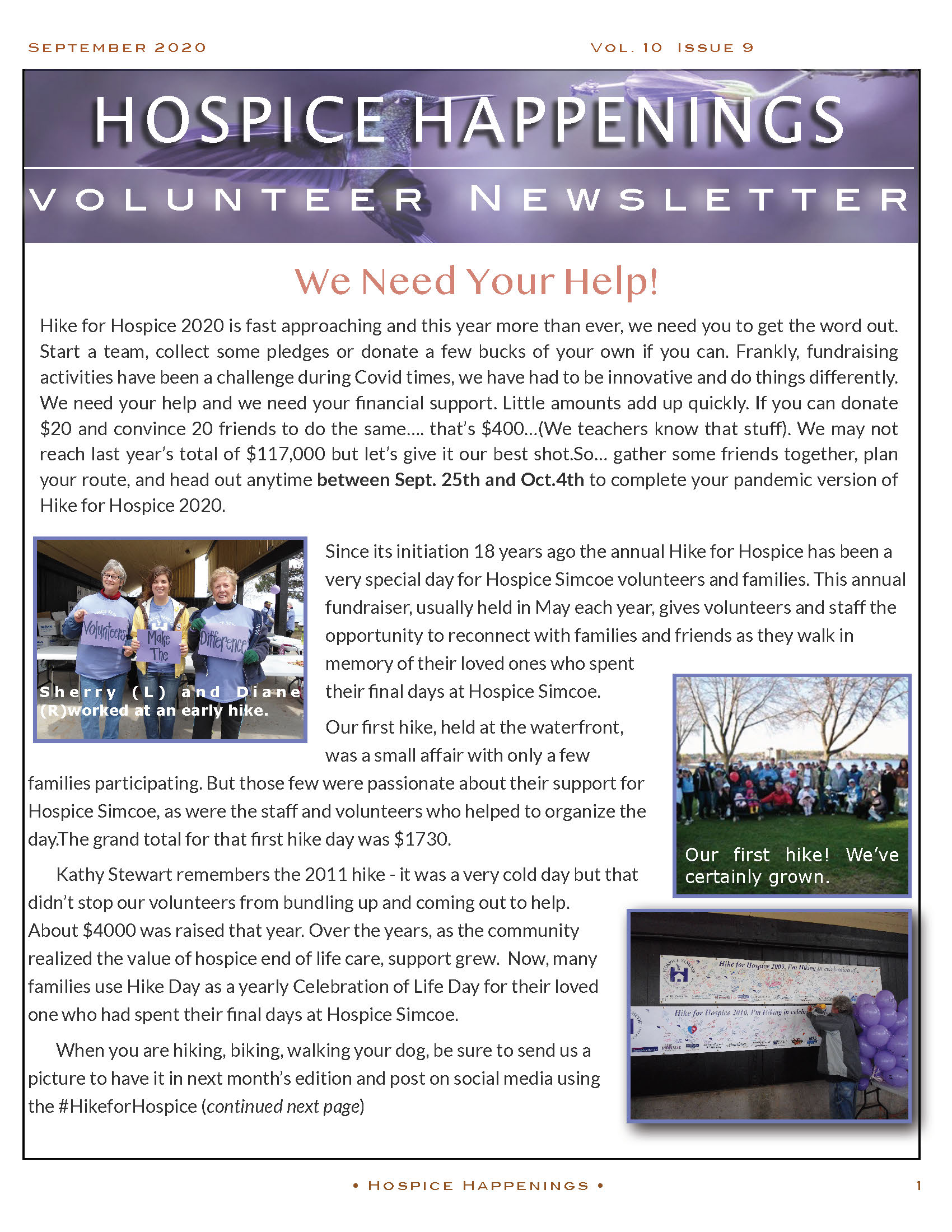 Volunteer newsletter