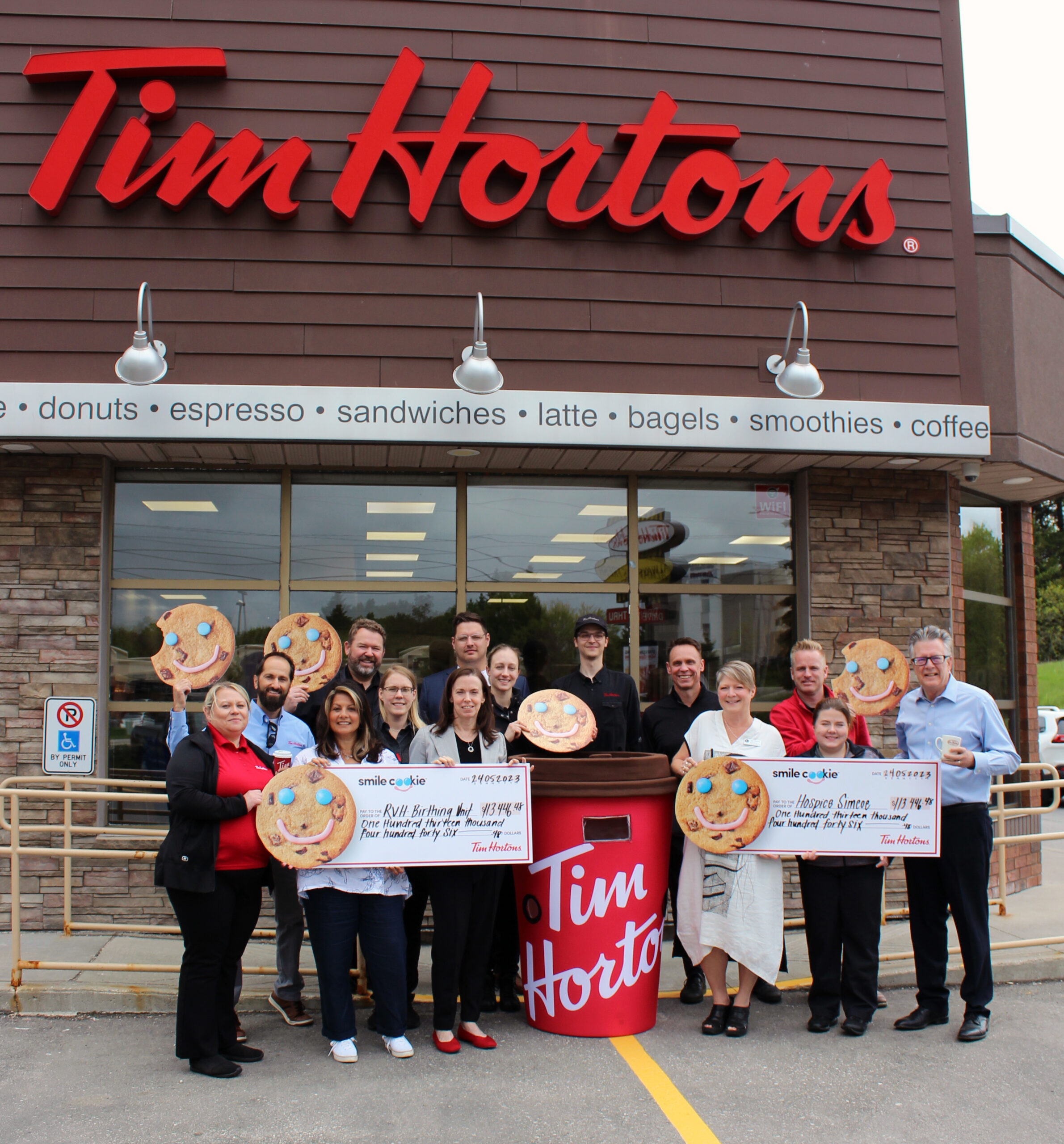 Tim hortons donation