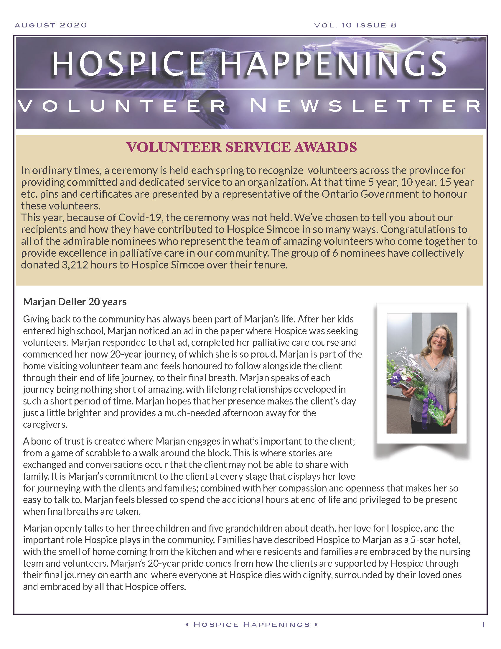 Volunteer Newsletter
