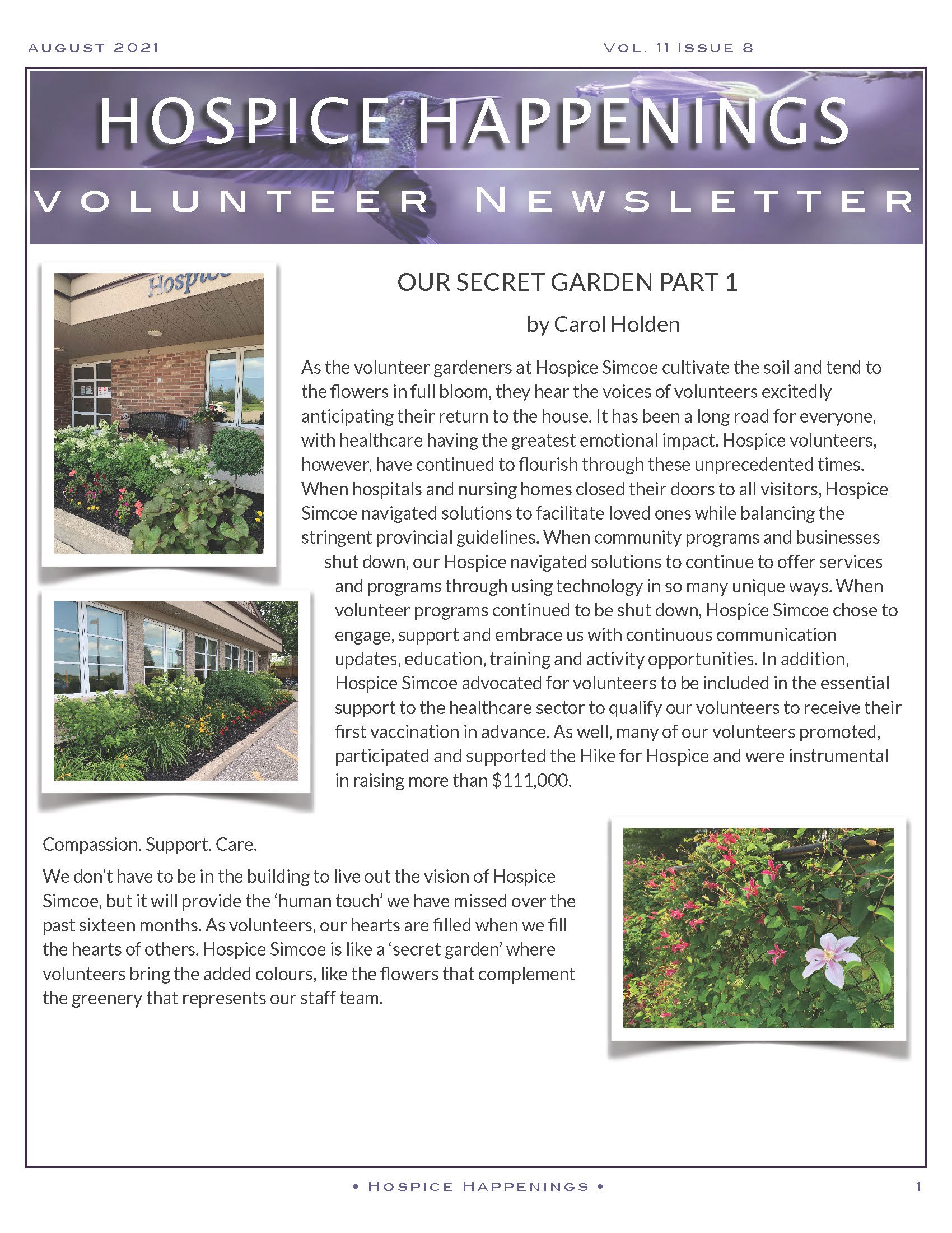 Volunteer newsletter