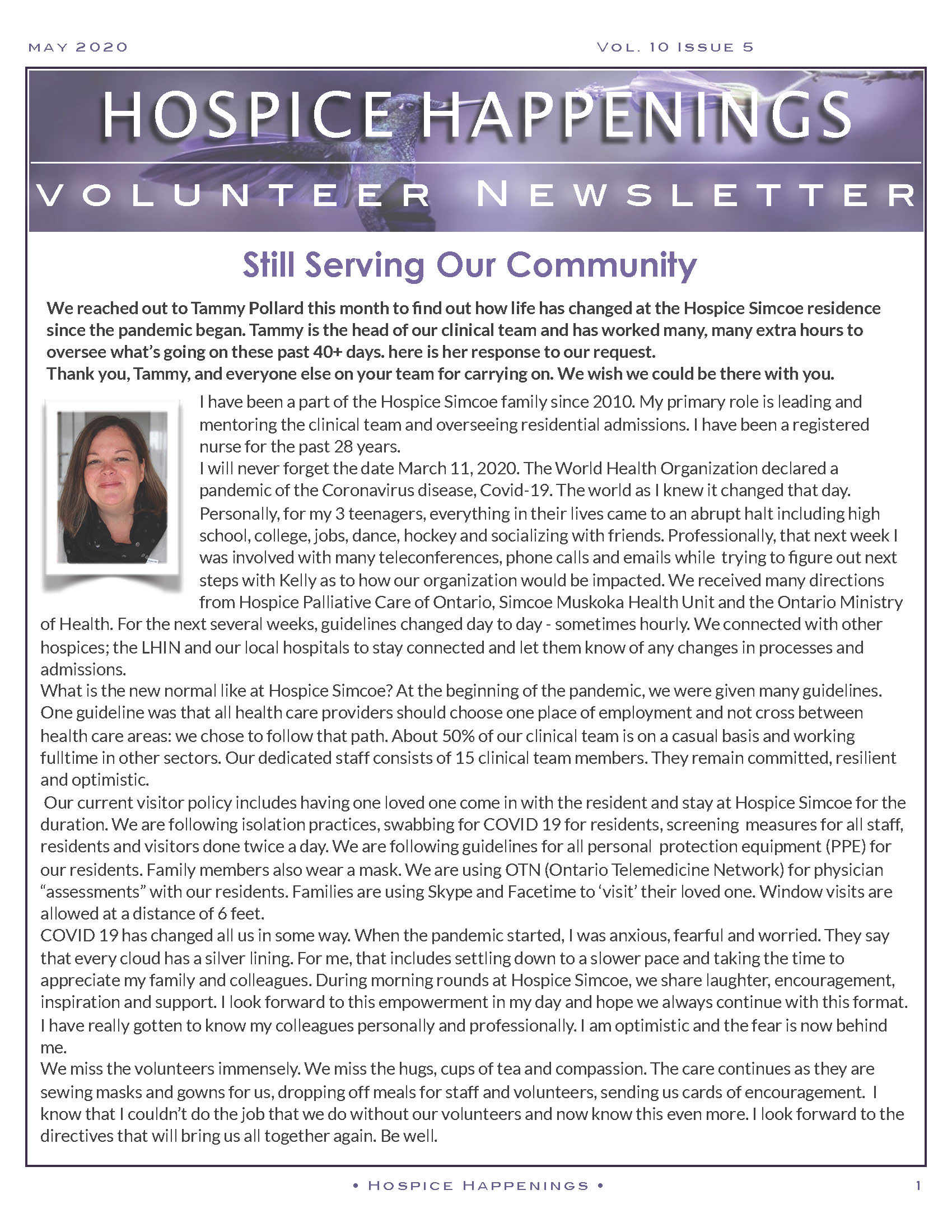 volunteer newsletter
